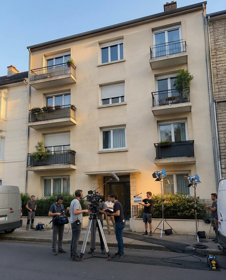 Ils tournent un film chez moi, après